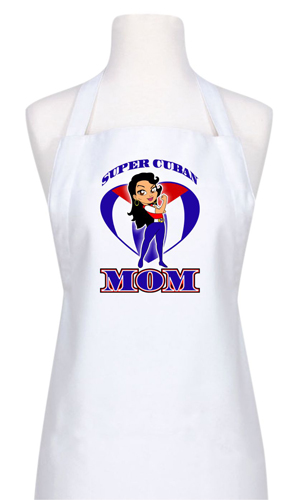 Super Cuban Mom apron .